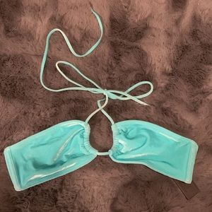 NWT Triangl Blue Crush key hole top